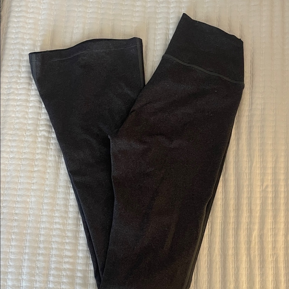 Splits59 Heathered Charcoal Gray Flare Pant